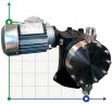 Membrandosierpumpe für AQUA MVB Mischer, AISI 316L 170 l/h, 6 bar, 0,37 kW, 380V