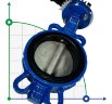 PN16 DN100 Задвижка Баттерфляй, чугунный корпус, диск AISI 304, Seat EPDM
