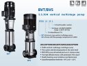 Многоступенчатый насос BVS 8-16, 5,5 kW, AISI 304