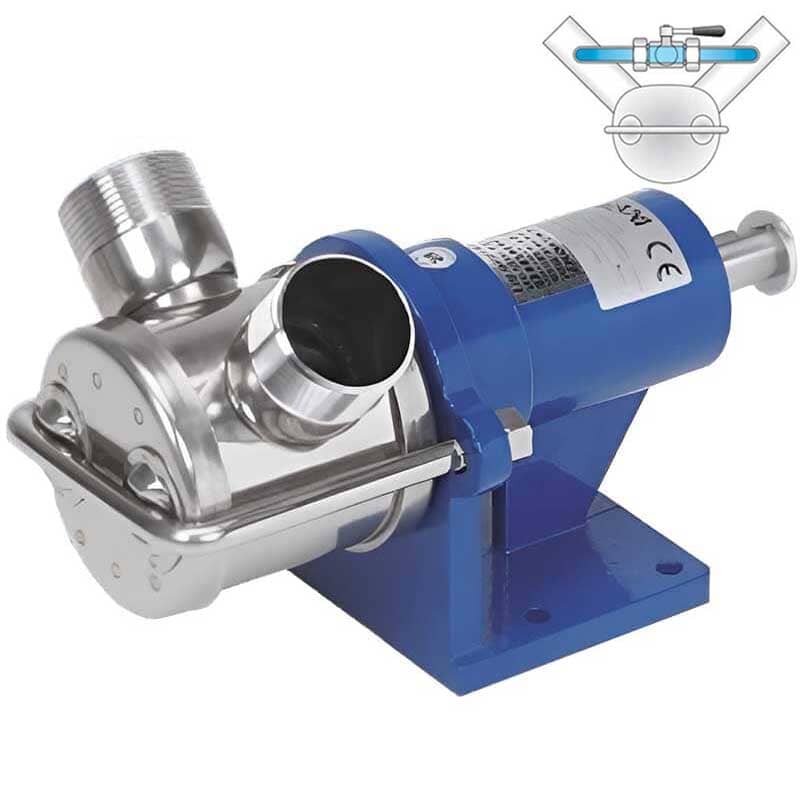 Bomba de impulsor para bombeo de pulpa y jugo de tomate LIVERANI MAJOR 60 S/P +BY-PASS NR 175-1400rpm, sin motor