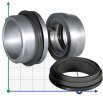Уплотнение вала насоса Grundfos Sarlin R-706SSO 16, SIC/SIC/SIC/SIC, VITON