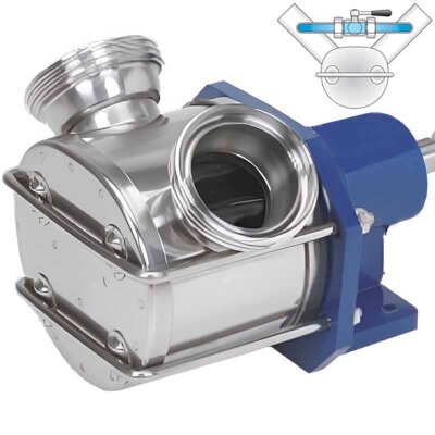 Bomba de impulsor para transferencia de glicerina LIVERANI MAXI 80 S/P +BY-PASS NR 175-1400rpm, sin motor
