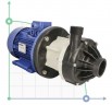 Bomba con acoplamiento magnético DM 30 PVDF con motor eléctrico 2,2 kW DM30FC-SV1NE090