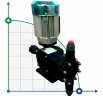 Pompe à membrane à moteur de dosage de dessalement AQUA MSA, PP, 9 l/h, 14 bar, 0,18 kW, 380 V