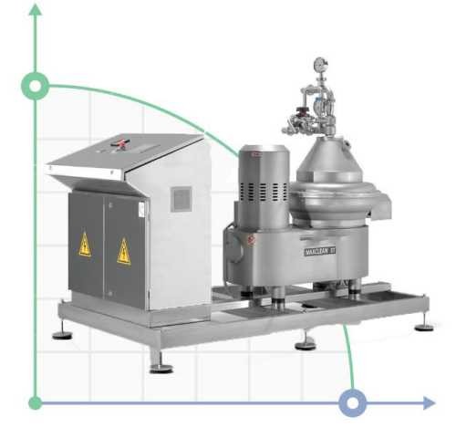 MAXCREAM 5T separator for separating fat from milk