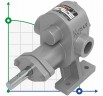 Kupar KHP Edelstahl Zahnradpumpe 1 Zoll-C, AISI 316, 2-5 m3/h für Chemie