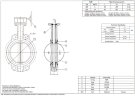 PN16 DN200 Задвижка Баттерфляй, чугунный корпус, диск AISI 304, Seat EPDM