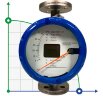 DN15 caudalímetro rotámetro de acero inoxidable KLZZ PN6 (mezcla de alcohol líquido C2H5OH 92%), 5-50 l/h, 4-20mA, Ex