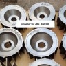 Impeller for pump 2BV5161, 375 mm, AISI 304
