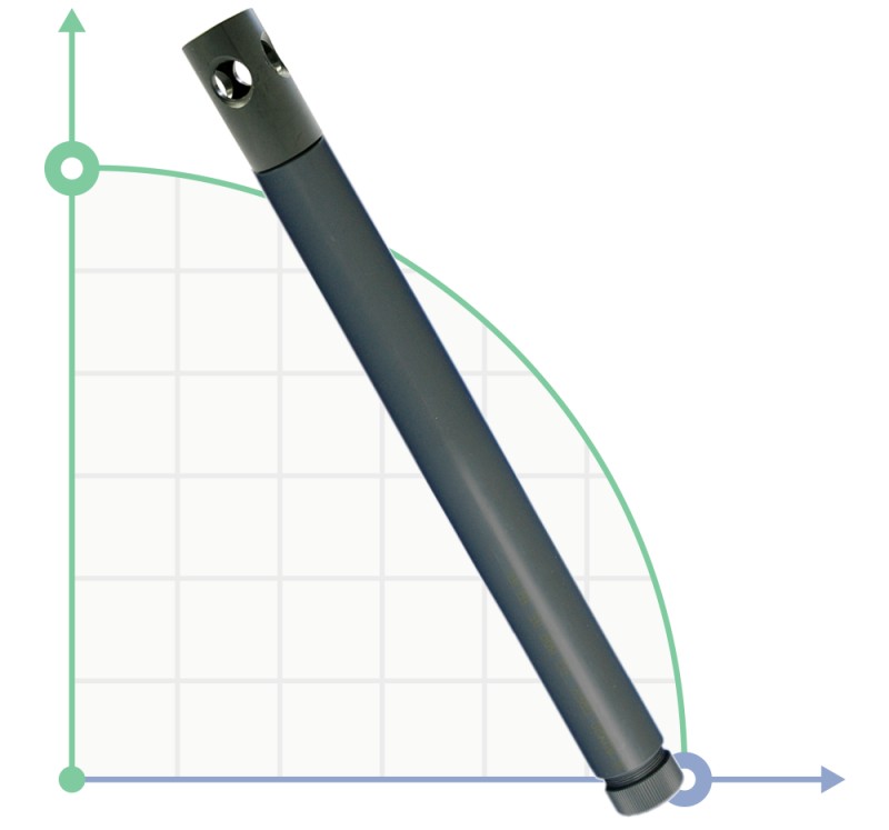 Porte-électrode tubulaire 0.45m