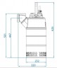 Dreno Kappa K220.2.80 H drainage pump with Switch