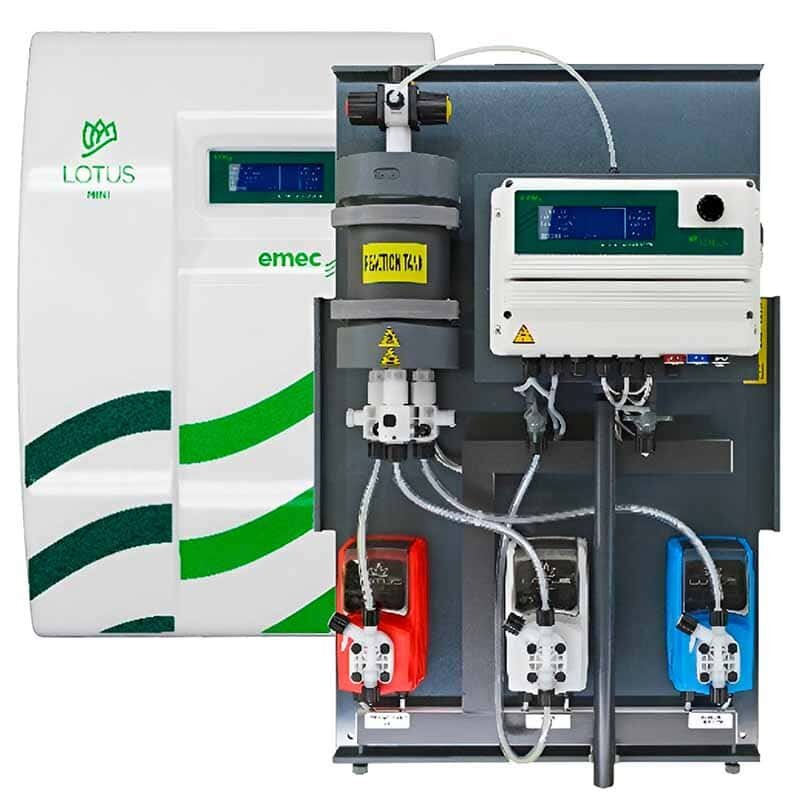 Генератор діоксиду хлору EMEC LOTUS MINI 8-20 г/год, 8 бар, система виробництва, дозування та контролю діоксид хлору для дезінфекції води