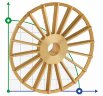 Roue pour pompe ROVER POMPE 2016 BE-M/T 30-35, ROVER 40