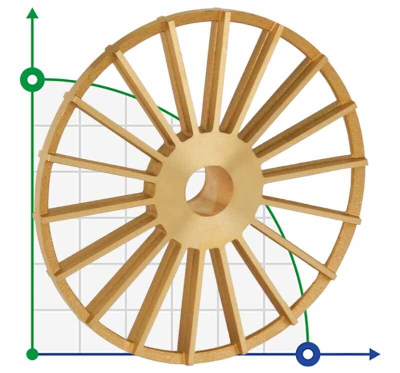 Roue pour pompe ROVER POMPE 2016 BE-M/T 30-35, ROVER 40