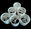 Anillos Pall, PVDF, 15 mm, 80 kg/m3, VFF