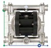 Пневматичний мембранний насос BOXER 81 AISI 316 IB80-A-HTTAT--