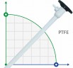 1500 mm, pièce de pompe en PTFE (tuyau) à la pompe à baril