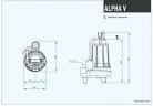 Pompe submersible Dreno ALPHA V3 T/G avec roue vortex