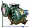 Насос химический QHB-G-50052EAL-SSH5V38AGABS GFRPP, 700L/min, 25,5 m, 380V, центробежный самовсасывающий