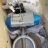 PN6 DN250 Zawór Motylkowy, korpus i tarcza AISI 304, PTFE, pneumatyczna dwustronnego działania Ex, ustawnik pozycyjny 4-20MA