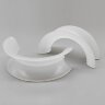 Anillo de plástico, PP, 25x12,5x1,2 mm, Plastic Saddle Ring