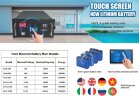 Battery CLR-48V 300Ah, LiFePO4, LFP with touch screen, rack-mounted