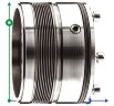 Uszczelnienie pompy R-MFL WT80 80, CAR/SIC, GRAPHITE, AM350/316