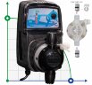 Bomba dosificadora PDE HC151+ PI-MA M70 240V PVDF-CE-VT, 1,8-14 l/h, 20-1 bar